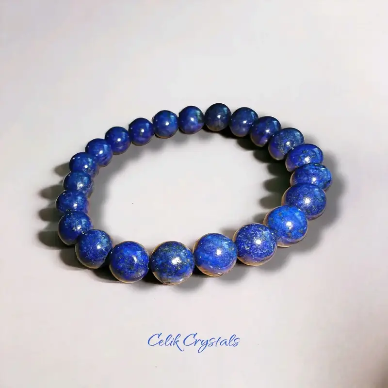 AAA Rare Lapis Lazuli Bracelet Natural Stones Healing Bracelet Handmade Reiki Bracelet crystals for high quality  crystal