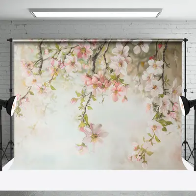 Floral Fine Art Photography Backdrop For Woman