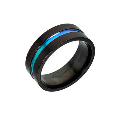 316L Surgical Stainless Steel Wide Band Finger Rings
