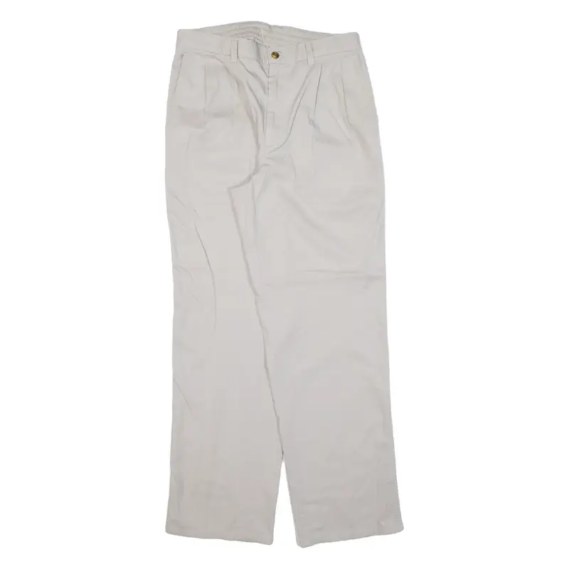 SAVANE Mens Trousers Beige Regular Straight W31 L30