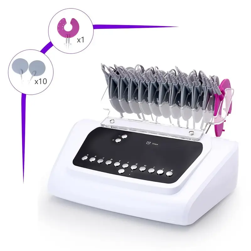 New 2in1 Bio Microcurrent Body Shaper Tighten Electrode Stimulation Body Device