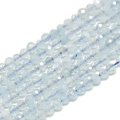Natural Aquamarine Beads Strands