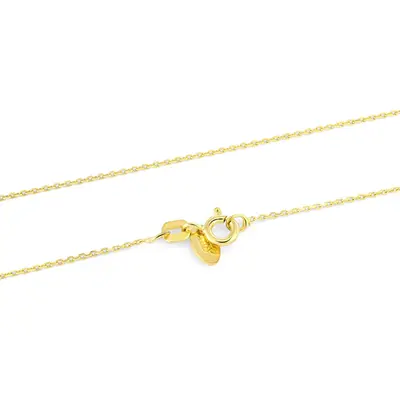 Beneto exclusive Anker AGS1428G Gold Plated Silver Chain - Length: 42cm