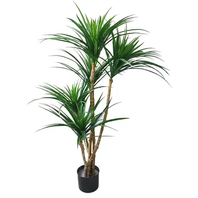 Garvee 5ft Artificial Dracaena Tree, Realistic Fake Tall Dracaena Plant for Indoor Décor, Adjustable Lifelike Faux Tree for ...