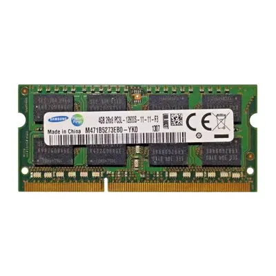 Samsung M471B5273EBO-YK0 | 4GB DDR3-1600MHz PC3-12800 Non-ECC Unbuffered SODIMM CL11 2Rx8 1.35V 204-Pin Memory Module