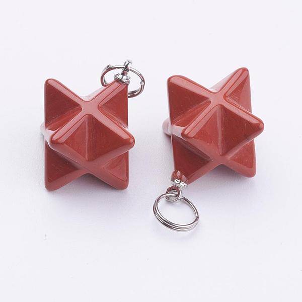 Natural Red Jasper Pendants
