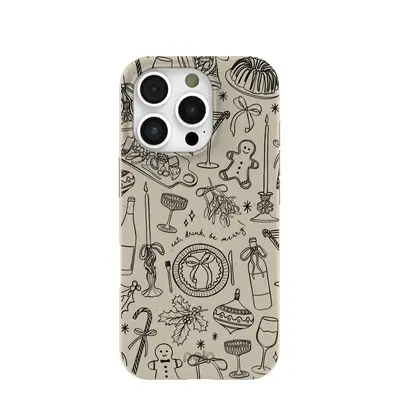 London Fog Holiday Dinner Party iPhone 16 Pro Case