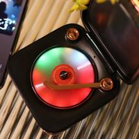 Portable Wireless Speaker, Mini Rechargeable Stereo Speaker with Nostalgic Classic Recording Function, Wireless Speaker with ...