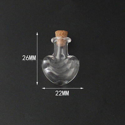 Mini High Borosilicate Glass Bottle Bead Containers