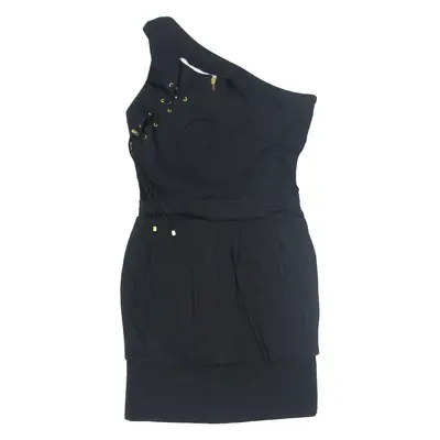 THORNTON BREGAZZI Bodycon Dress Black Sleeveless Short Womens UK 8