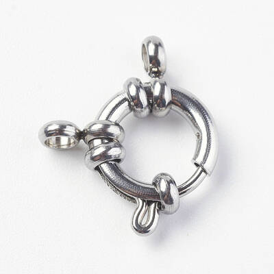 Tarnish Resistant 304 Stainless Steel Smooth Surface Spring Ring Clasps