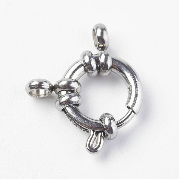 Tarnish Resistant 304 Stainless Steel Smooth Surface Spring Ring Clasps