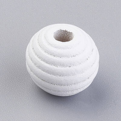 Natural Maple Wood Beehive Beads