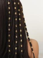 Hollow Out Design Braid Alloy Hair Rings, Gifts for Her, Fashionable Hair Accessories for Women & Girls, Trendy All-match & E...