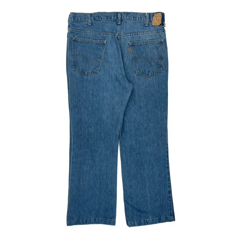 Orange Tab Levis Jeans - 36W 28L Blue Cotton