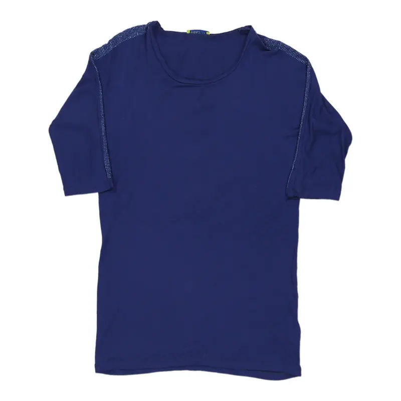 Versace Jeans T-Shirt - Large Blue Cotton | Size: large