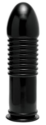 Enormass Ribbed Plug With Suction Base