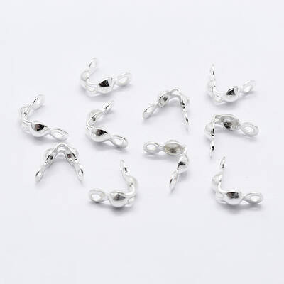 925 Sterling Silver Bead Tips Knot Covers