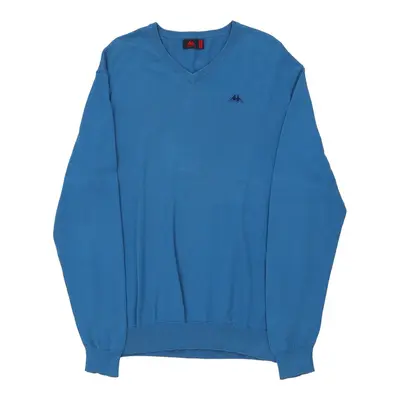 Kappa Jumper - XL Blue Cotton
