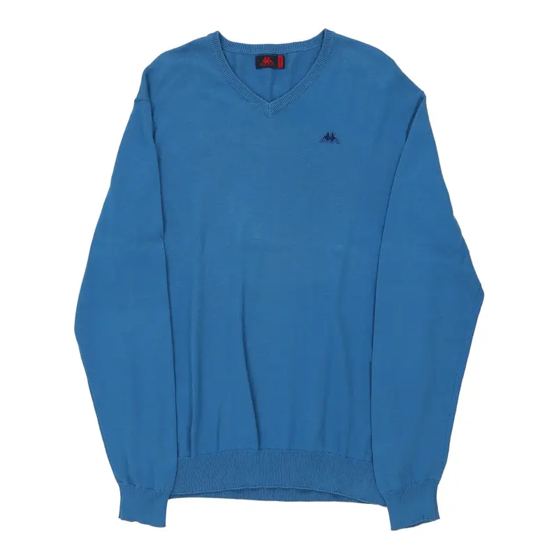 Kappa Jumper - XL Blue Cotton