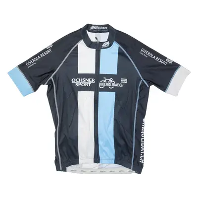 89 SPORTS Full Zip Cycling Mens Jersey Black XL