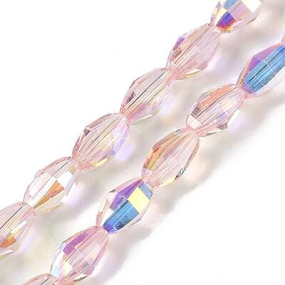 Electroplate Glass Beads Strands