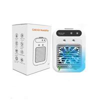 Portable Air Conditioner, Personal Portable AC with 2 Speeds & 2 Mist Modes, Rechargeable Air Cooler with 1800mAh Battery, Qu...