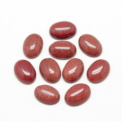Synthetic Goldstone Cabochons