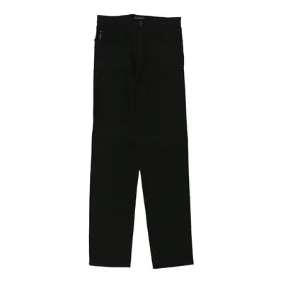 Armani Jeans Skinny Trousers - 26W UK 6 Black Cotton Blend