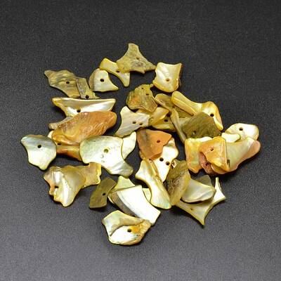 Dyed Natural Mother of Pearl Shell Nuggets Chips Beads