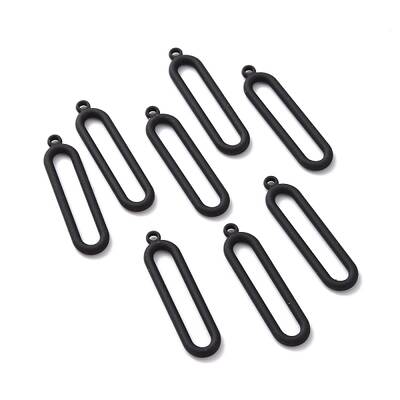 Spray Painted Alloy Pendants
