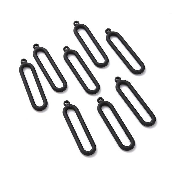 Spray Painted Alloy Pendants