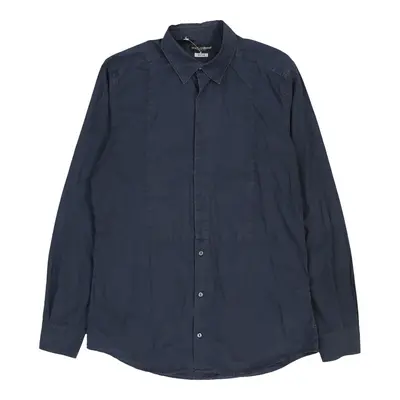 Gold Dolce & Gabbana Shirt - Medium Blue Cotton