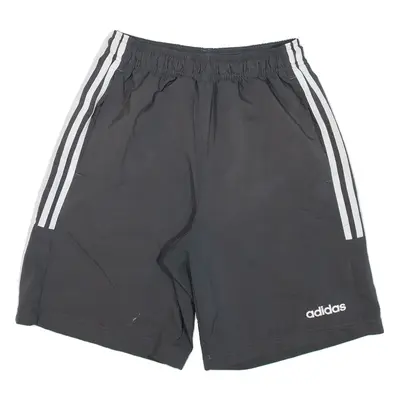 ADIDAS Mens Sports Shorts Grey Relaxed S W25