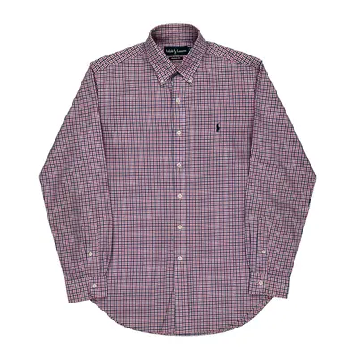 Ralph Lauren Checked Shirt - Medium Multicoloured Cotton