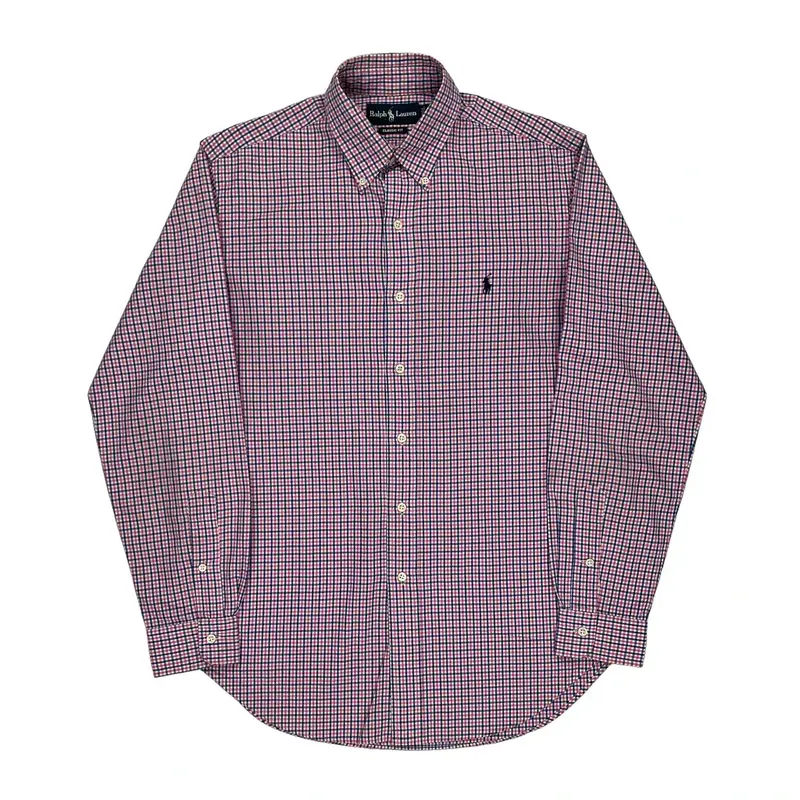Ralph Lauren Checked Shirt - Medium Multicoloured Cotton