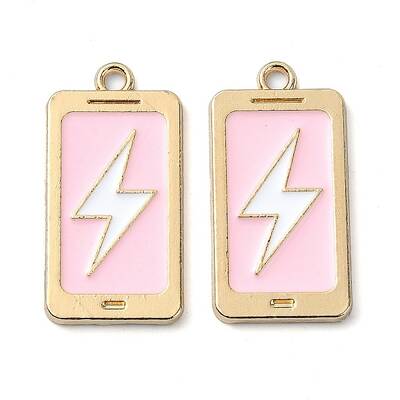 Rack Plating Alloy Enamel Pendants