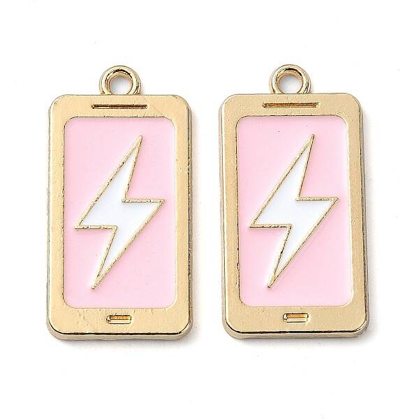 Rack Plating Alloy Enamel Pendants