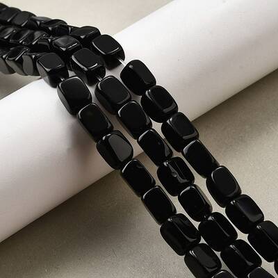 Natural Black Onyx Beads Strands