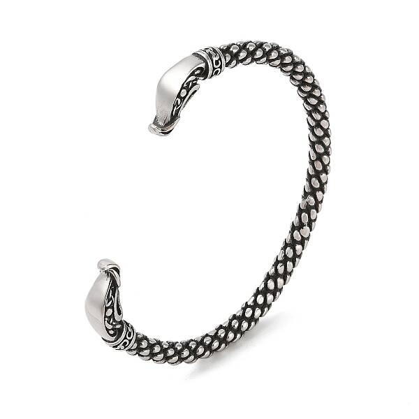 Viking 304 Stainless Steel Open Cuff Bangles for Men