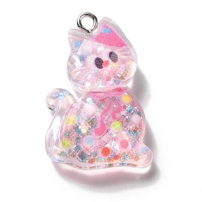 Transparent Resin Pendants