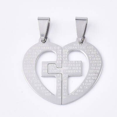 Non-Tarnish 201 Stainless Steel Split Pendants