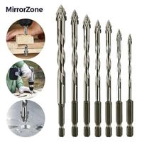 Masonry Drill Bit Set,7 Count Sawtooth Eccentric Drill Bit Set,Industrial Strength Carbide Drill Bit Tip,Suitable for all Til...