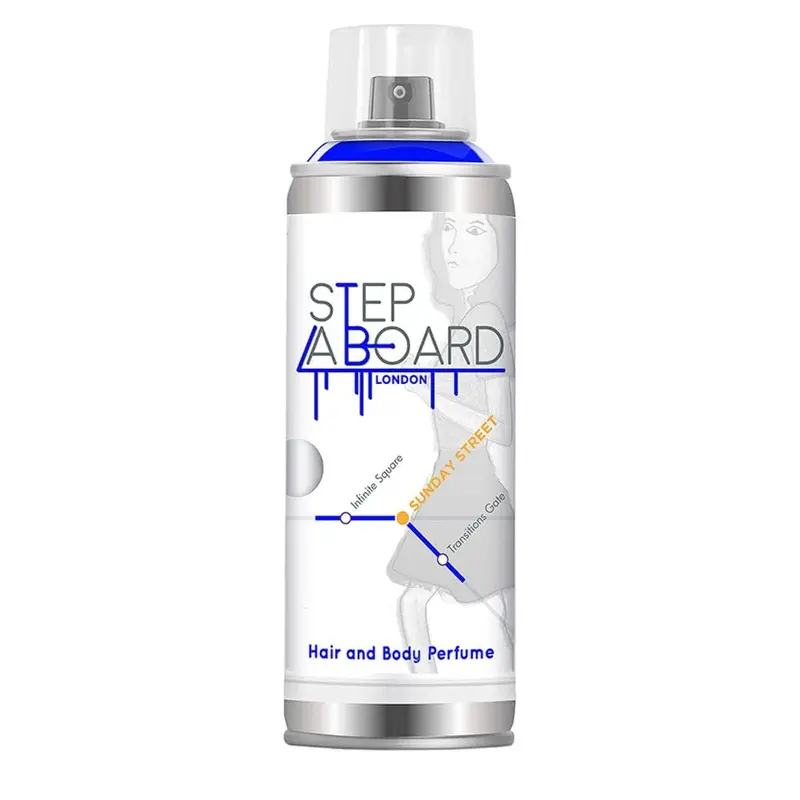 Step aboard Sunday Street body and hair perfume