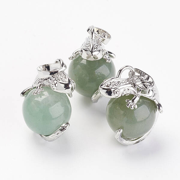 Natural Green Aventurine Pendants
