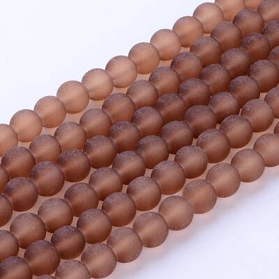 Transparent Glass Bead Strands