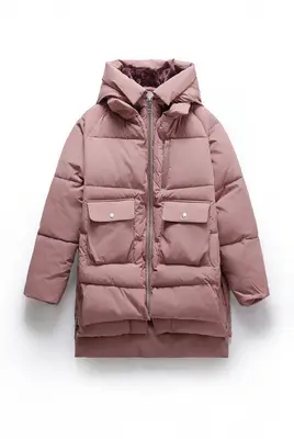 Jac Lyndon Puffer Shadow-Rose | Color: SHADOW ROSE | Size: XS