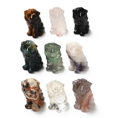 Natural & Synthetic Gemstone Sculpture Display Decorations