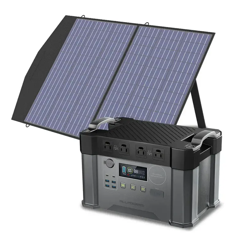 ALLPOWERS S2000 Pro 2400W Solar Generator (PV 100W) S2000 PRO+SP027 PV 100W