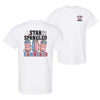 Star Spangled Hammered 4th Of July Shirt, Red White And Boozy Shirt, Independence Day, Womenswear, Casual Crew Neck, Graphic ...